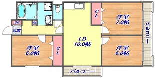 リバーサイド青谷の物件間取画像